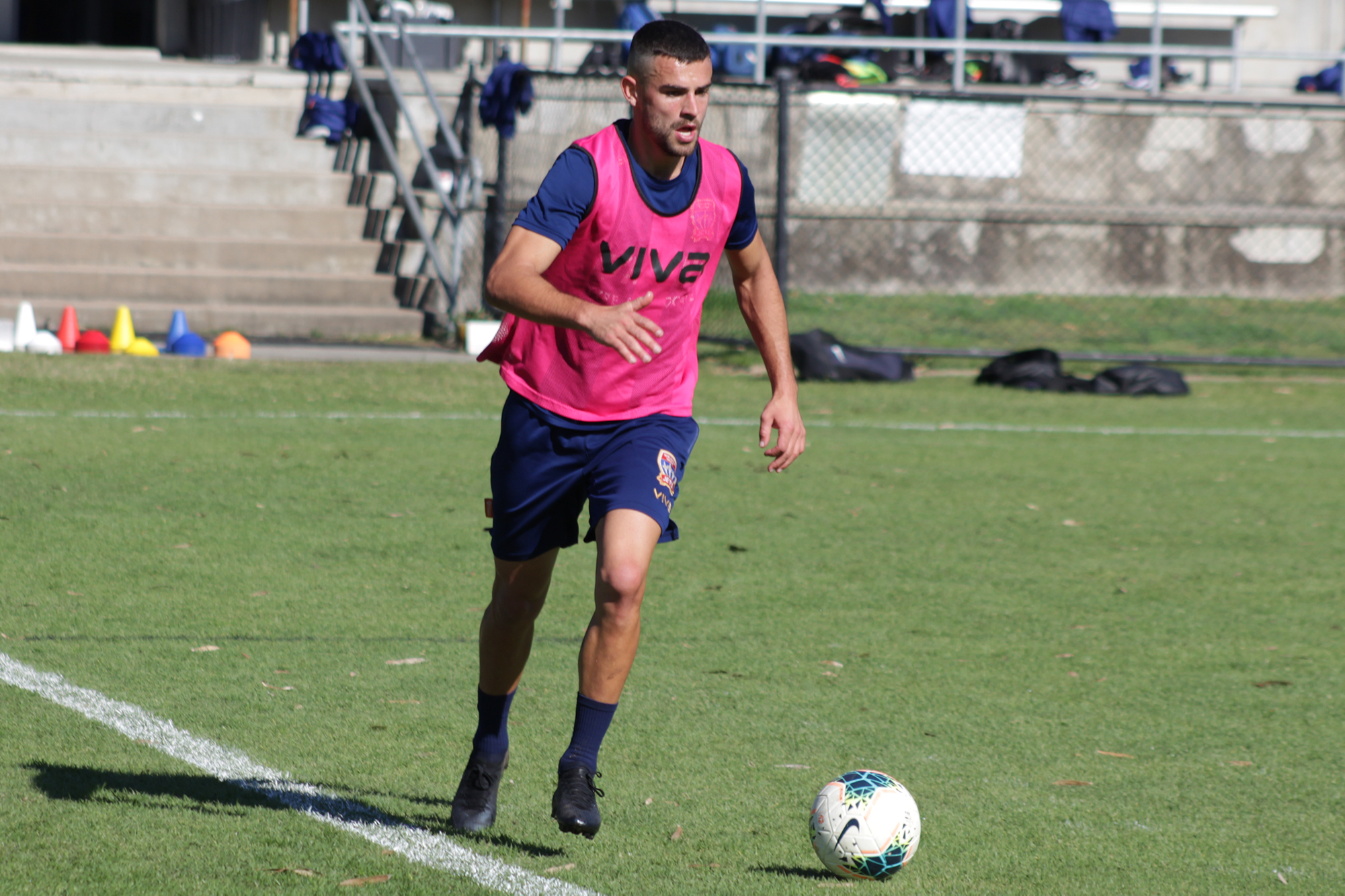 Mickey Neill at training.