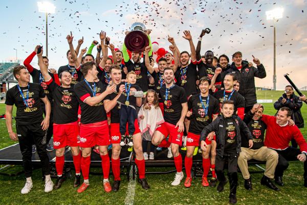 Wollongong Wolves get their hands on the trophy