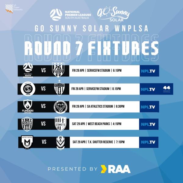 nplsa women round 7 fixtures
