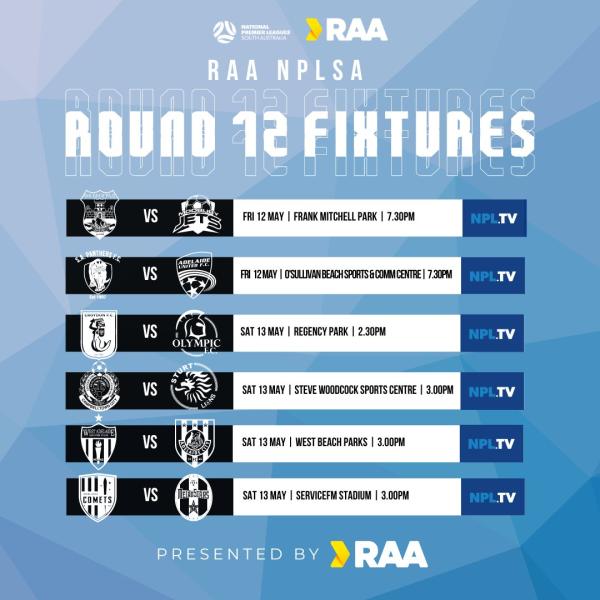 nplsa round 12 men fixtures
