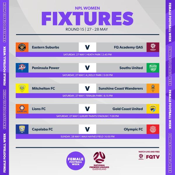 football qld women fixtures
