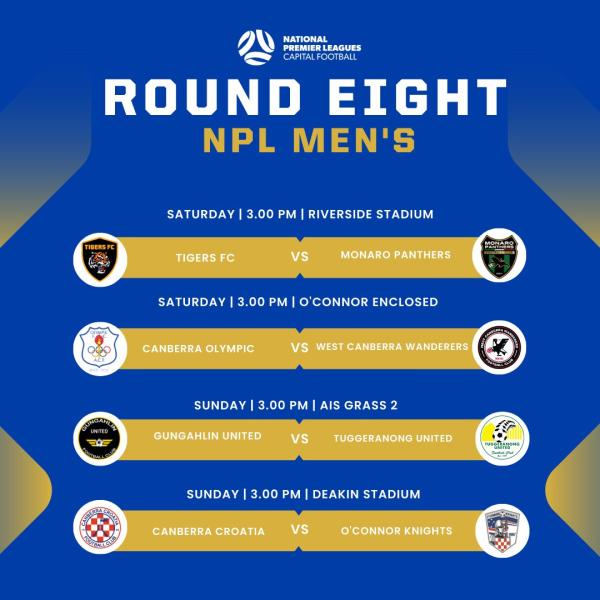 round 8 capital football fixtures