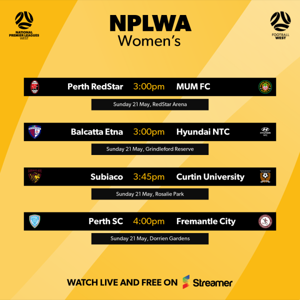 nplwa women round 8 fixtures