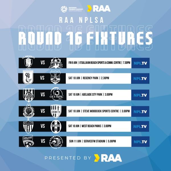 nplsa men round 16 fixtures
