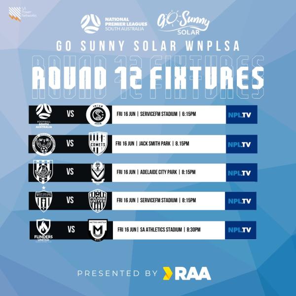 nplsa women round 12 fixtures
