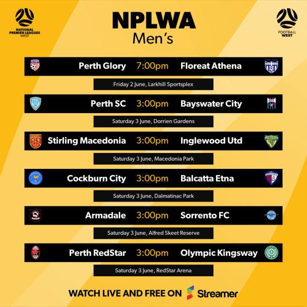 npl wa men round 11 fixtures