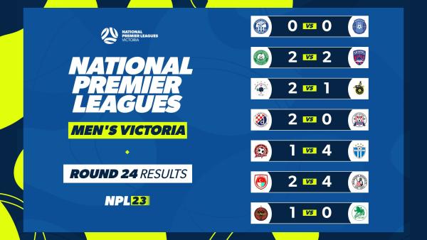 npl vic men round 24 results