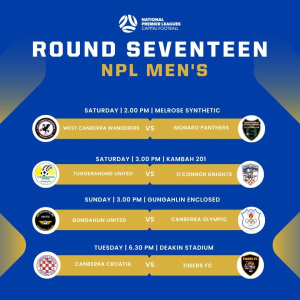 NPL Capital Football Men’s Round 17