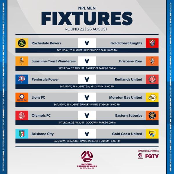npl qld round 22 men