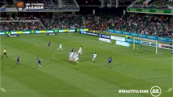 Marcos Flores nails one from halfway