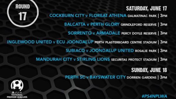 PS4 NPL WA Round 17 Preview