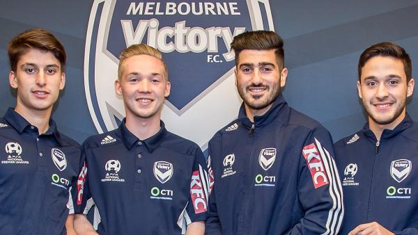 James Xydias, Callum Goulding, Joey Katebian and Stefan Nigro have been selected in Victory's 2016 PS4 NPL Victoria squad.