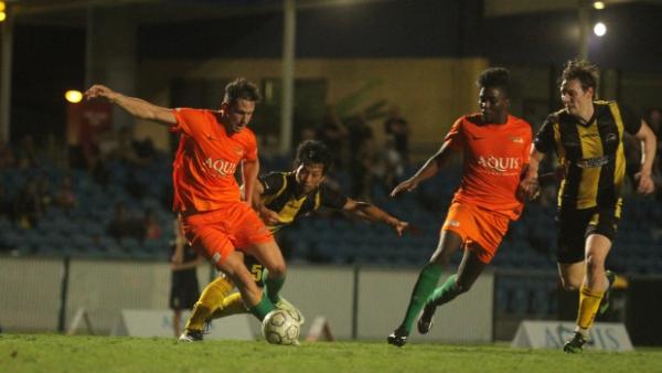 Moreton Bay United earned a vital three points against FNQ Heat to go top of the table.