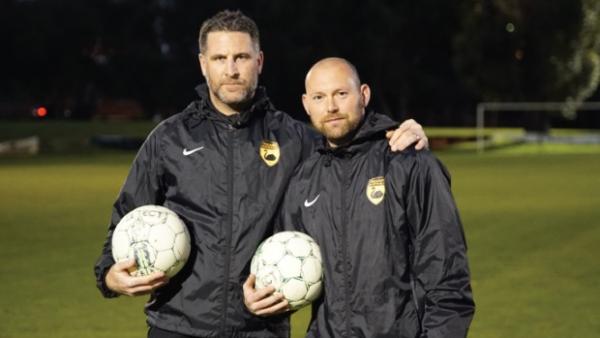 WA State team coach Chris Coyne and assistant Steven McGarry
