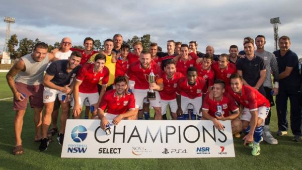 Sydney United 58 FC - the 2015 NSW Pre Season Cup Champions