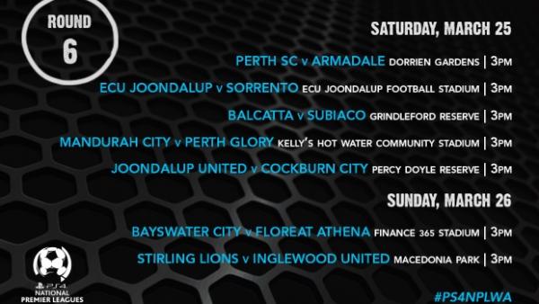 PS4 NPL WA Round 6 Preview