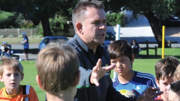 Socceroos goalkeeping coach Tony Franken. Image Credit: Football West